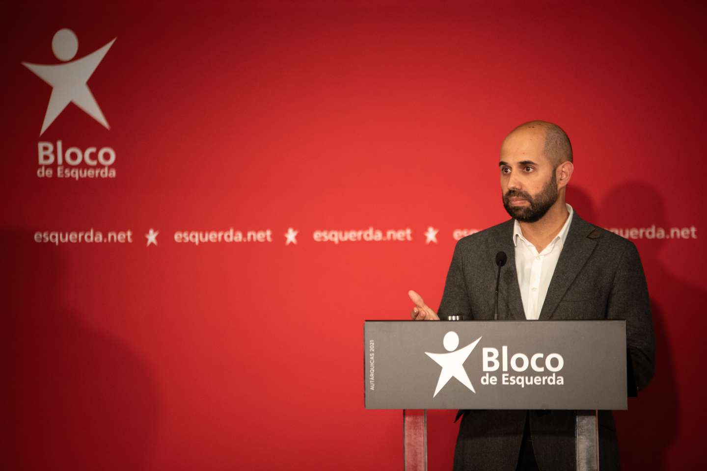 Pedro Filipe Soares, lider parlamentar do Bloco de Esquerda.