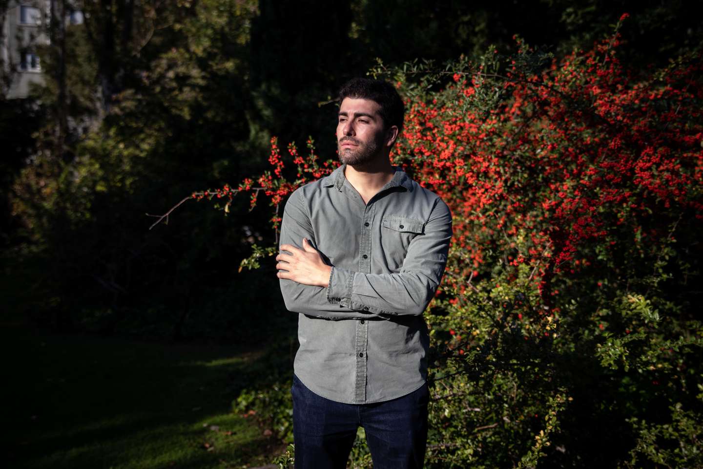 Entrevista ao tradutor do livro "Séneca - Tragédias", Ricardo Duarte no Jardim da Fundação Calouste Gulbenkian, em Lisboa. 15 de Novembro de 2021 TOMÁS SILVA/OBSERVADOR