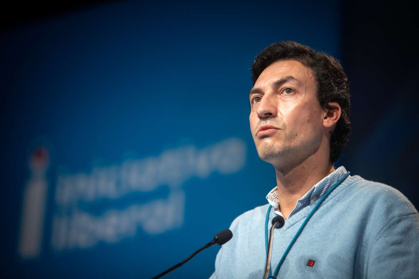 VI Convenção da Iniciativa Liberal - IL. O partido reúne em convenção no Centro de Congressos de Lisboa. Intervenção de Tiago Mayan Rodrigues. Lisboa, 11 de dezembro de 2021. TOMÁS SILVA/OBSERVADOR
