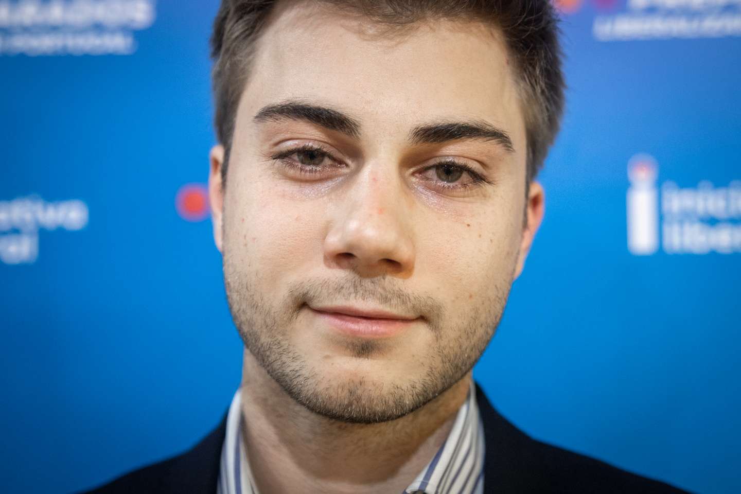 VI Convenção da Iniciativa Liberal - IL. O partido reúne em convenção no Centro de Congressos de Lisboa. Militantes do partido respondem à pergunta "Iniciativa Liberal, partido que se enquadra à esquerda ou à direita?" - Pedro Schuller, 25 anos. Lisboa, 11 de dezembro de 2021. TOMÁS SILVA/OBSERVADOR