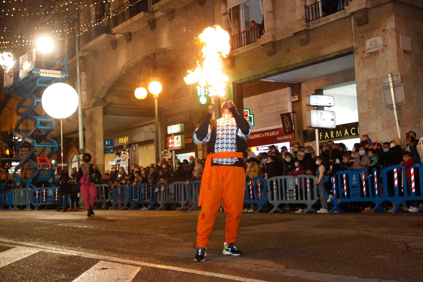 A celebração da Noite de Reis em Palma de Maiorca, Espanha