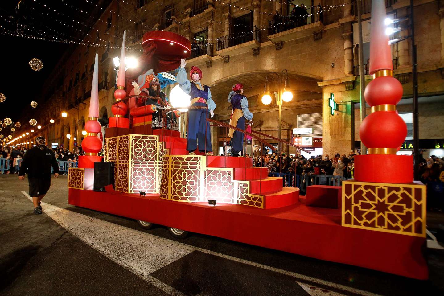 A celebração da Noite de Reis em Palma de Maiorca, Espanha