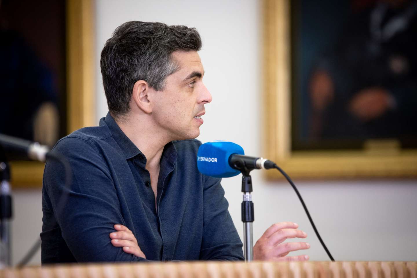 Debate para as Eleições Legislativas com os cabeças de lista de cada partido para Lisboa. Bruno Maia, Bloco de Esquerda (BE) Universidade Nova, Lisboa 13 de Janeiro de 2021 TOMÁS SILVA/OBSERVADOR