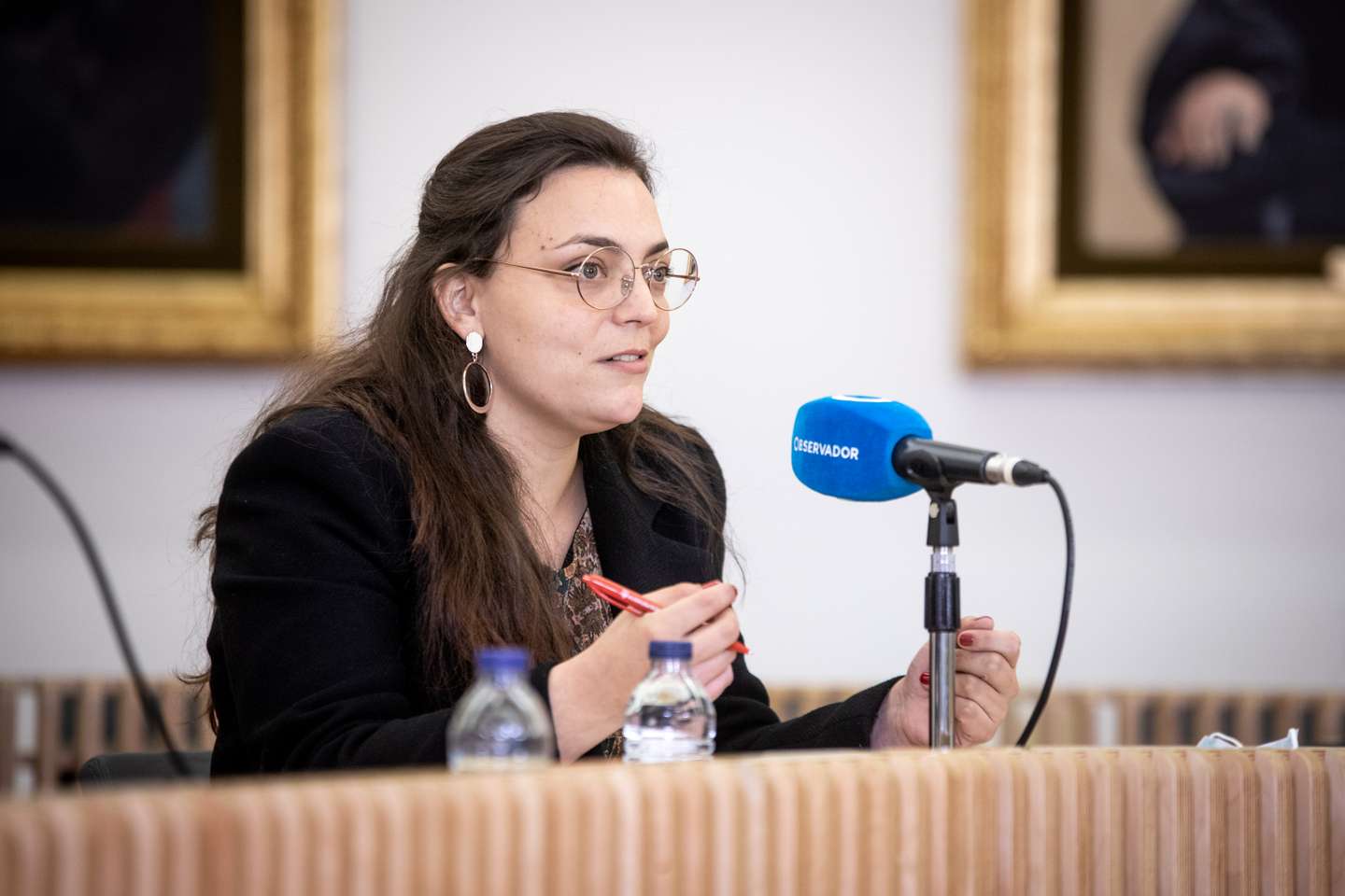 Debate para as Eleições Legislativas com os cabeças de lista de cada partido para Lisboa. Alma Rivera, CDU Universidade Nova, Lisboa 13 de Janeiro de 2021 TOMÁS SILVA/OBSERVADOR
