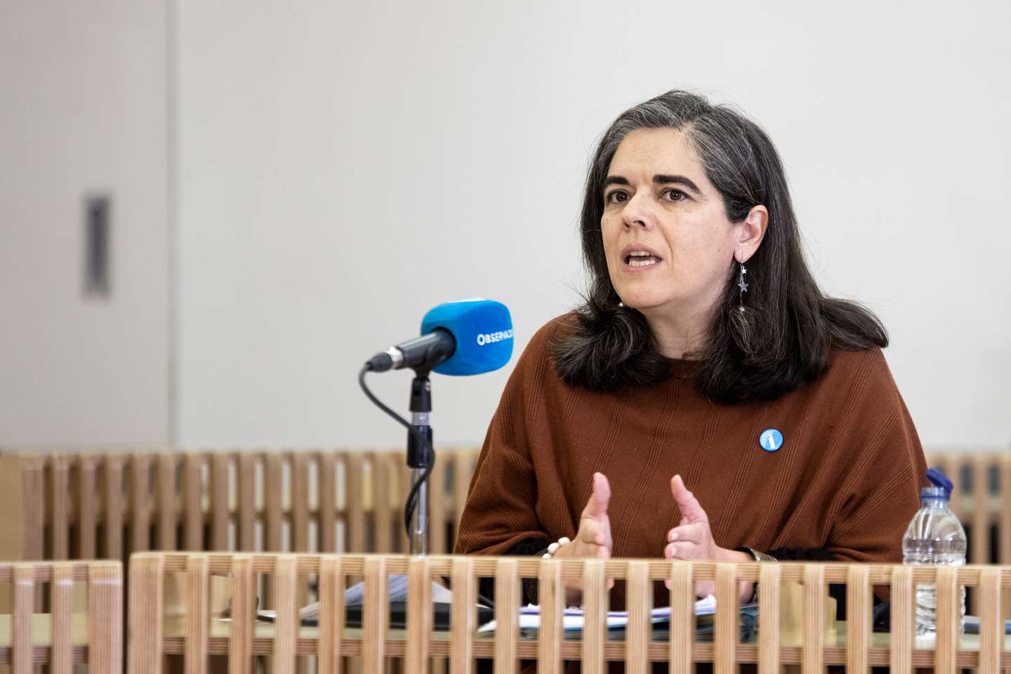 Debate para as Eleições Legislativas com os cabeças de lista de cada partido para Lisboa. Carla Castro, Iniciativa Liberal (IL) Universidade Nova, Lisboa 13 de Janeiro de 2021 TOMÁS SILVA/OBSERVADOR