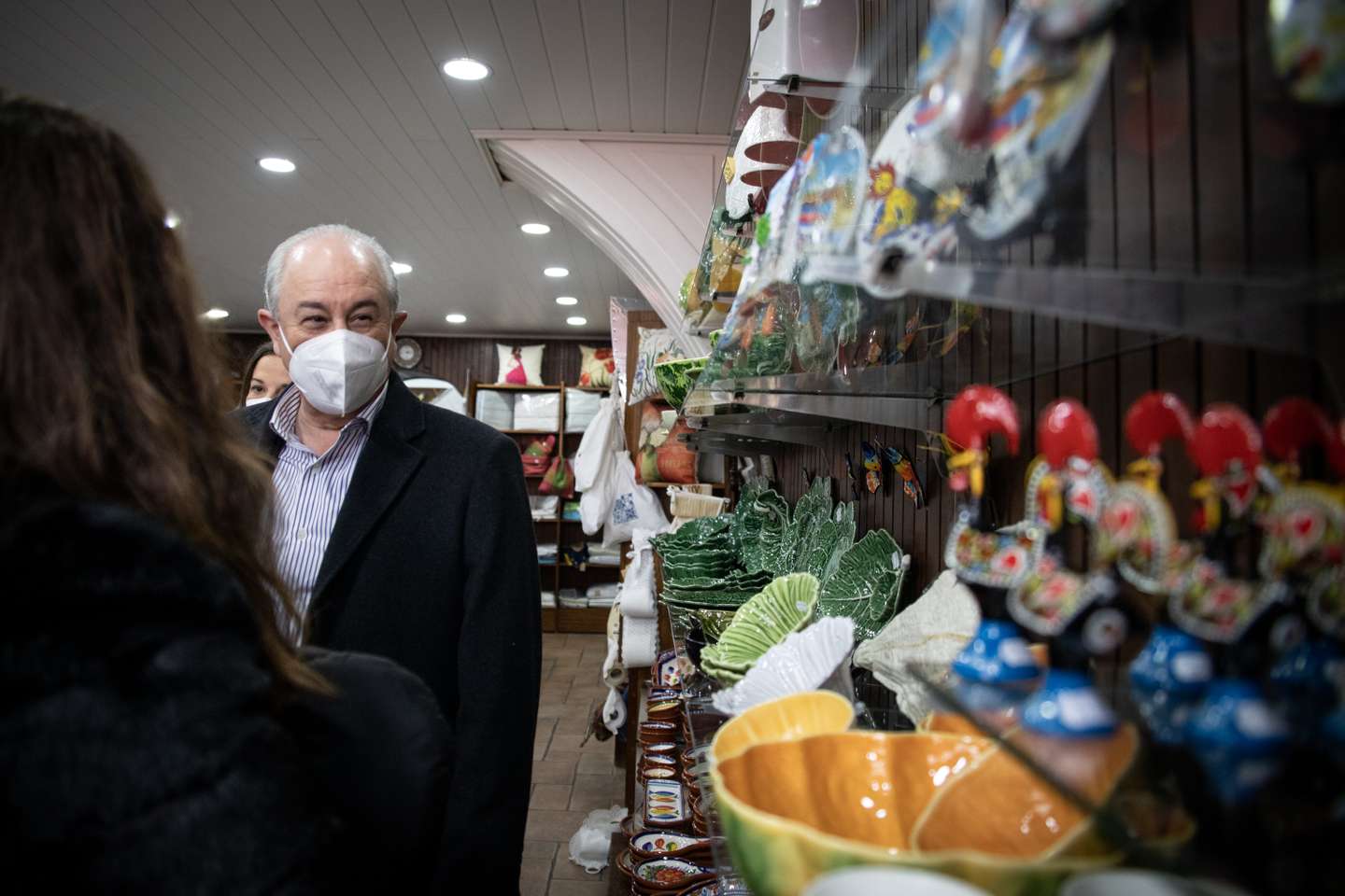 ELEIÇOES LEGISLATIVAS: Rui Rio, lider do Partido Social Democrata (PSD), durante uma arruada em Faro. As eleições legislativas realizam-se no próximo dia 30 de Janeiro. 25 de Janeiro de 2022, Faro TOMÁS SILVA/OBSERVADOR