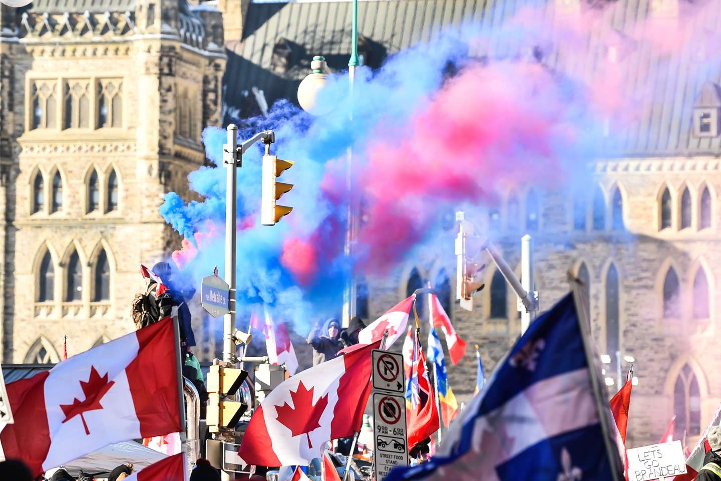 Truckers Protest Vaccine Mandates In Cities Across Canada