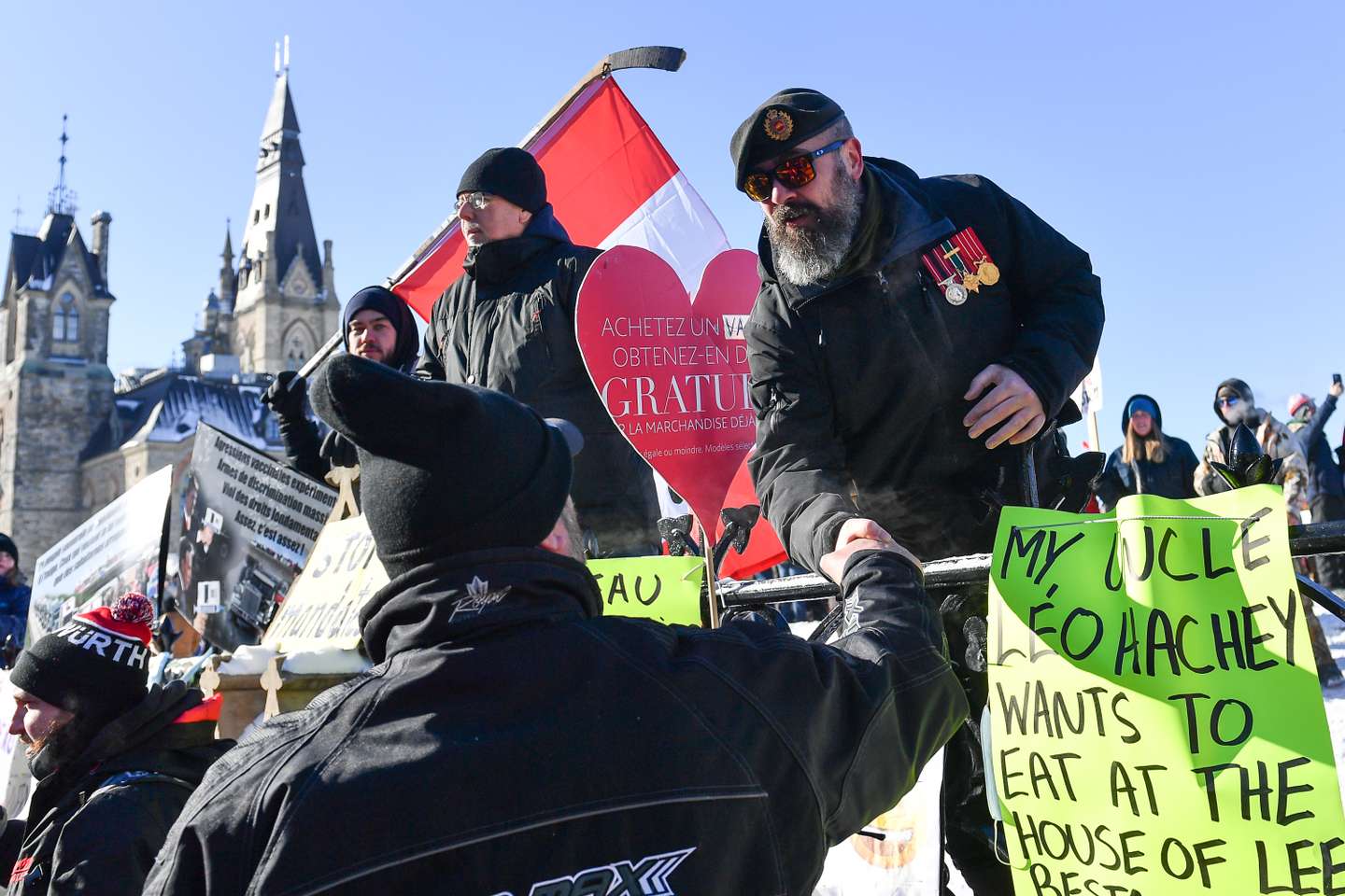 Truckers Protest Vaccine Mandates In Cities Across Canada
