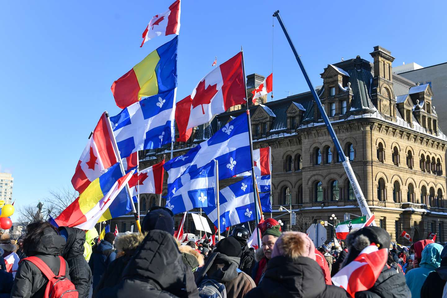 Truckers Protest Vaccine Mandates In Cities Across Canada