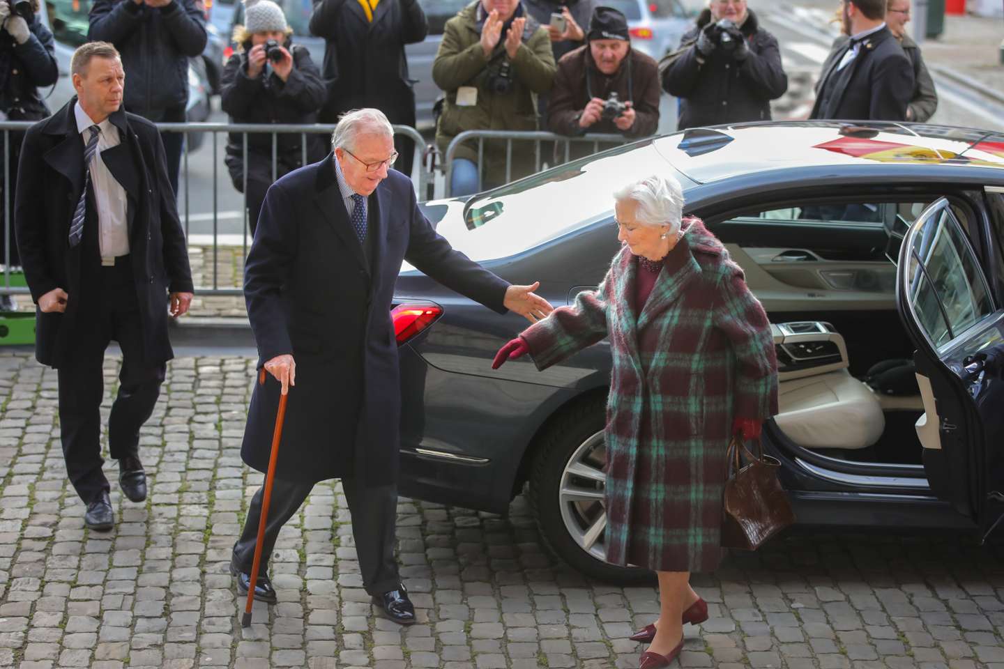 Belgium Royal Family Attends The Annual Memorial Mass For Deceased Members Of The Royal Family at the Church of Our Lady