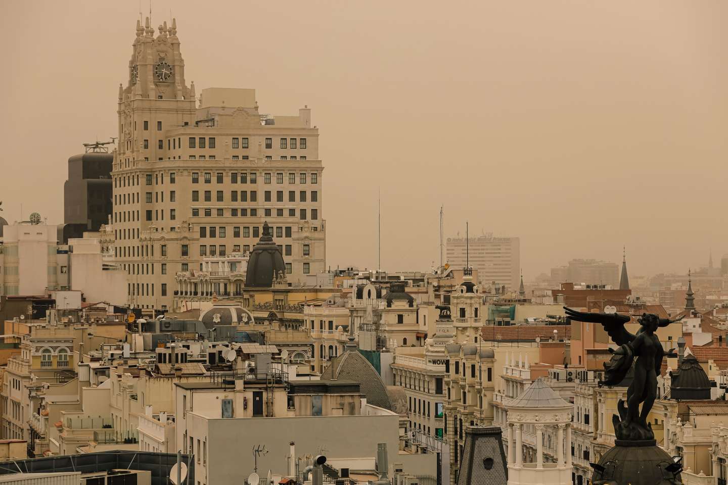 A "chuva de barro" em Madrid