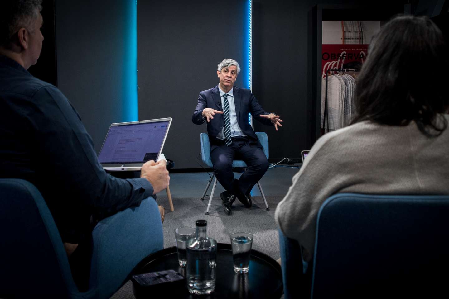 Mário Centeno, governador do Banco de Portugal, em entrevista ao Observador para o programa “Sob Escuta”. 18 de Março de 2022, Lisboa TOMÁS SILVA/OBSERVADOR