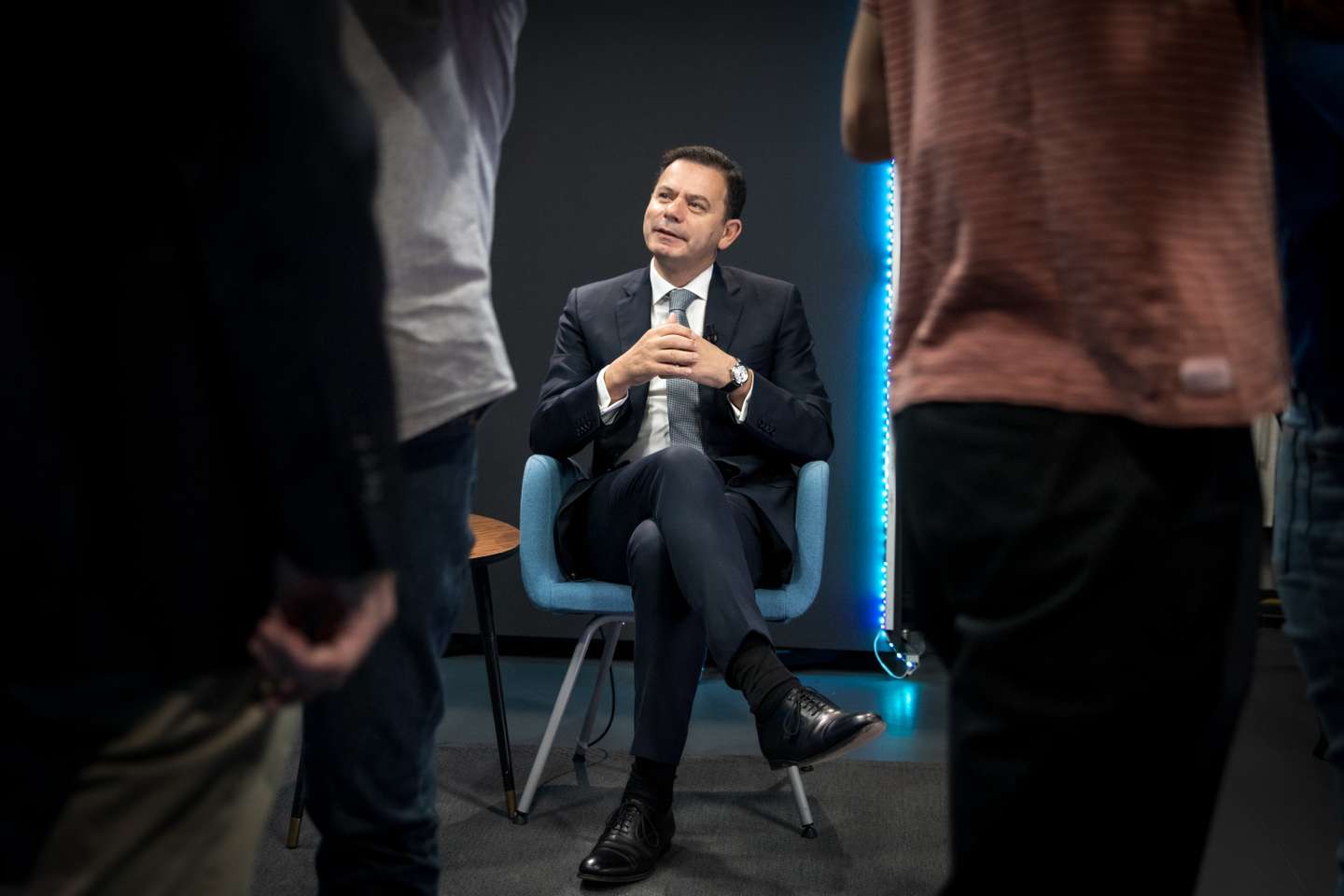 Entrevista "Sob Escuta" a Luís Montenegro, candidato à liderança do Partido Social Democrata (PSD). 19 de Maio de 2022 Alvalade, LIsboa TOMÁS SILVA/OBSERVADOR