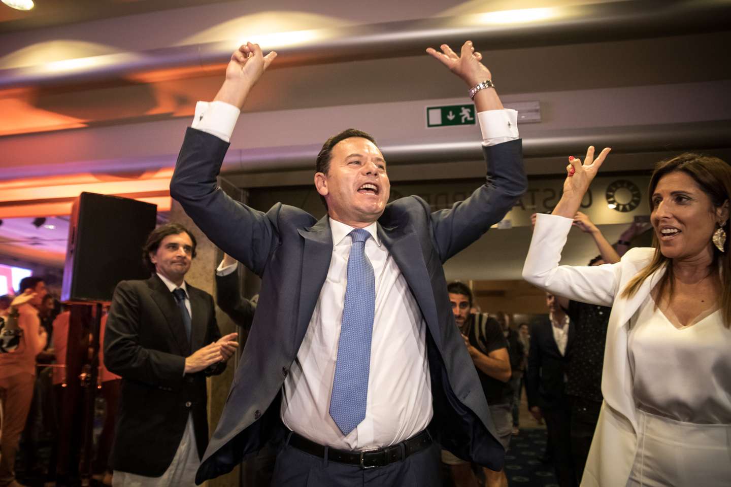 DIRETAS PSD: Luís Montenegro, vence as eleições internas do partido para Jorge Moreira da Silva, e é eleito lider do PSD (Partido Social Democrata). Hotel Sol Verde, Espinho 28 de Maio de 2022 TOMÁS SILVA/OBSERVADOR
