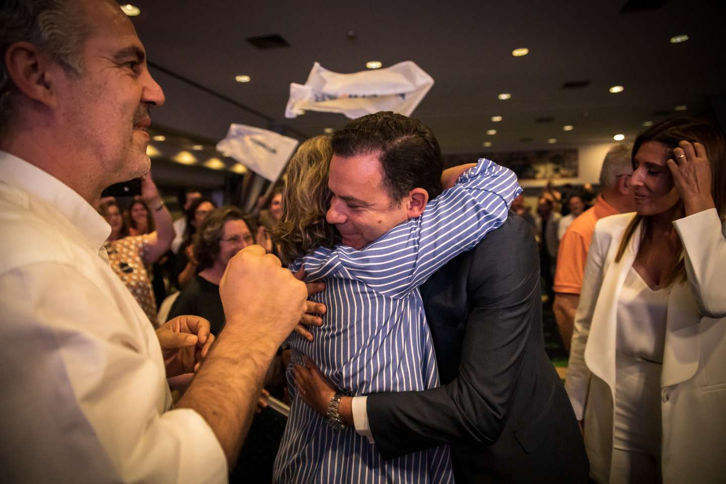 DIRETAS PSD: Luís Montenegro, vence as eleições internas do partido para Jorge Moreira da Silva, e é eleito lider do PSD (Partido Social Democrata). Hotel Sol Verde, Espinho 28 de Maio de 2022 TOMÁS SILVA/OBSERVADOR