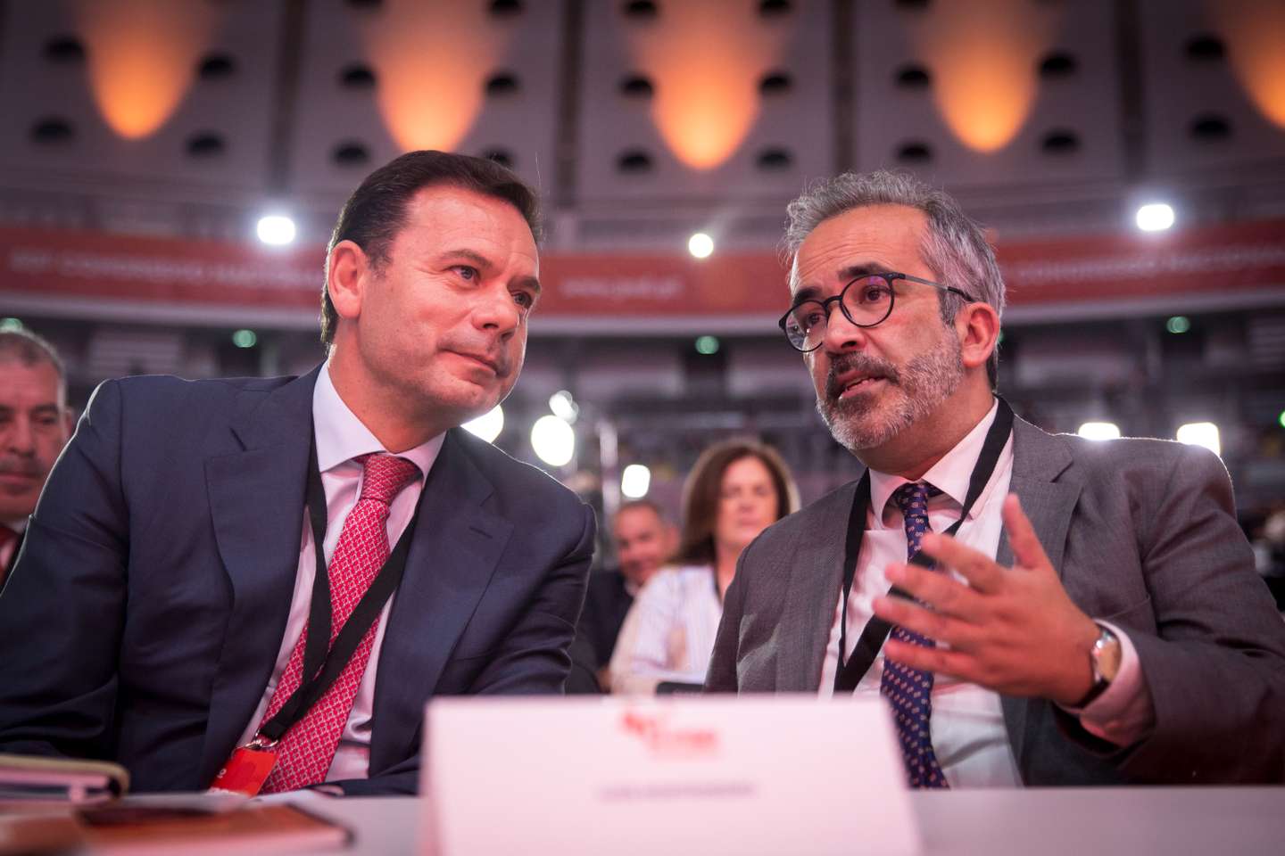 CONGRESSO PSD: Luís Montenegro, líder do PSD e Paulo Rangel, no 40º Congresso Nacional do Partido Social Democrata (PSD), no Pavilhão Rosa Mota, no Porto. 2 de Julho de 2022 Pavilhão Rosa Mota, Porto TOMÁS SILVA/OBSERVADOR