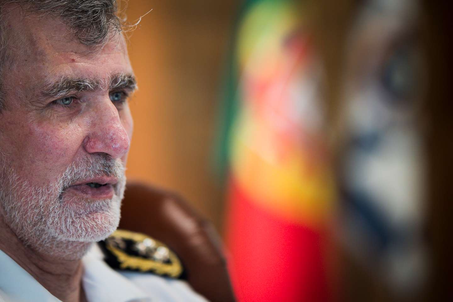 Entrevista com o Almirante Henrique ​​​​​​​​​​​​​​​​​​​Gouveia e Melo, Chefe do Estado-Maior da Armada, fotografado nas instalações centrais da Marinha. Lisboa, 12 de Julho de 2022. FILIPE AMORIM/OBSERVADOR