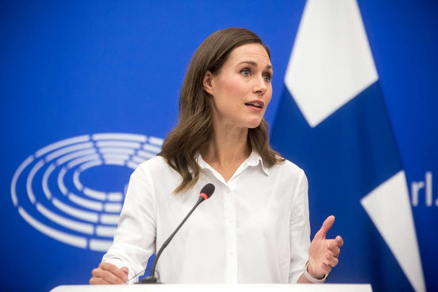 PARLAMENTO EUROPEU (PE): Estado da União: Primeira-ministra finlandesa, Sanna Marin, partilha a sua opinião sobre a situação atual e o futuro da Europa. Após o discurso da primeira-ministra finlandesa, seguiu-se a intervenção dos líderes dos grupos políticos do Parlamento Europeu, entre eles Paulo Rangel. Após a sessão plenária, a presidente do PE, Roberta Metsola e Sanna Marin, deram uma conferência de imprensa conjunta à comunicação social. Este foi o sexto debate de "Isto é Europa" no Parlamento Europeu. 13 de Setembro de 2022 Parlamento Europeu, Estrasburgo TOMÁS SILVA/OBSERVADOR