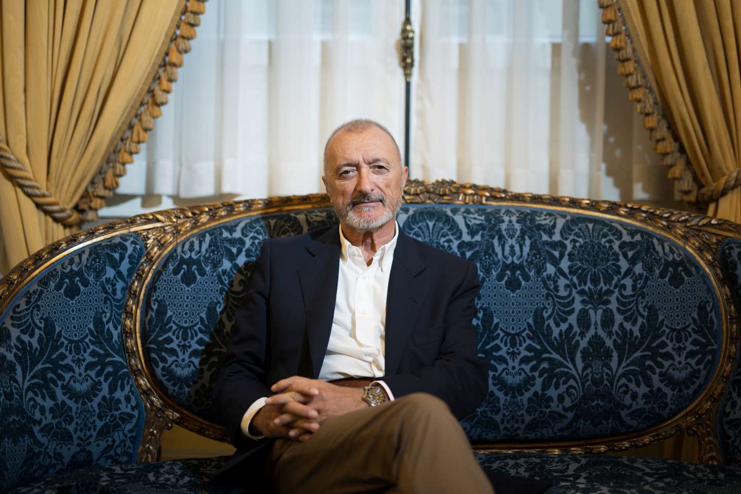 Arturo Pérez-Reverte, escritor espanhol. Lisboa, 13 de Setembro de 2022. FILIPE AMORIM/OBSERVADOR