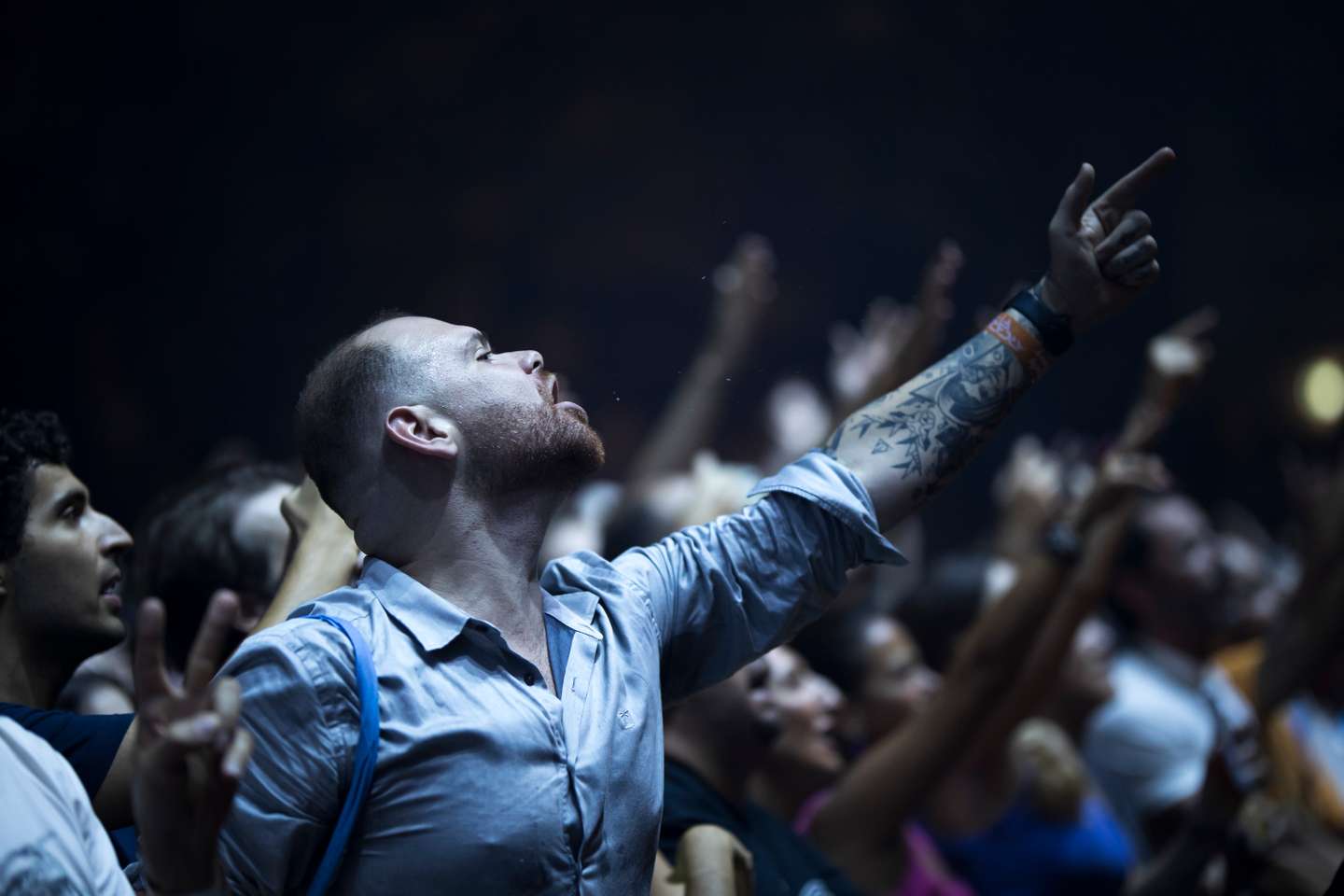 Concerto da banda Arcade Fire, no Campo Pequeno. Lisboa, 22 de Setembro de 2022. FILIPE AMORIM/OBSERVADOR