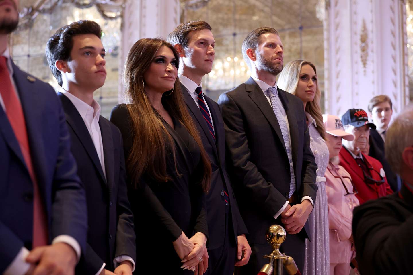 Former U.S. President Donald Trump  Makes An Announcement At His Florida Home