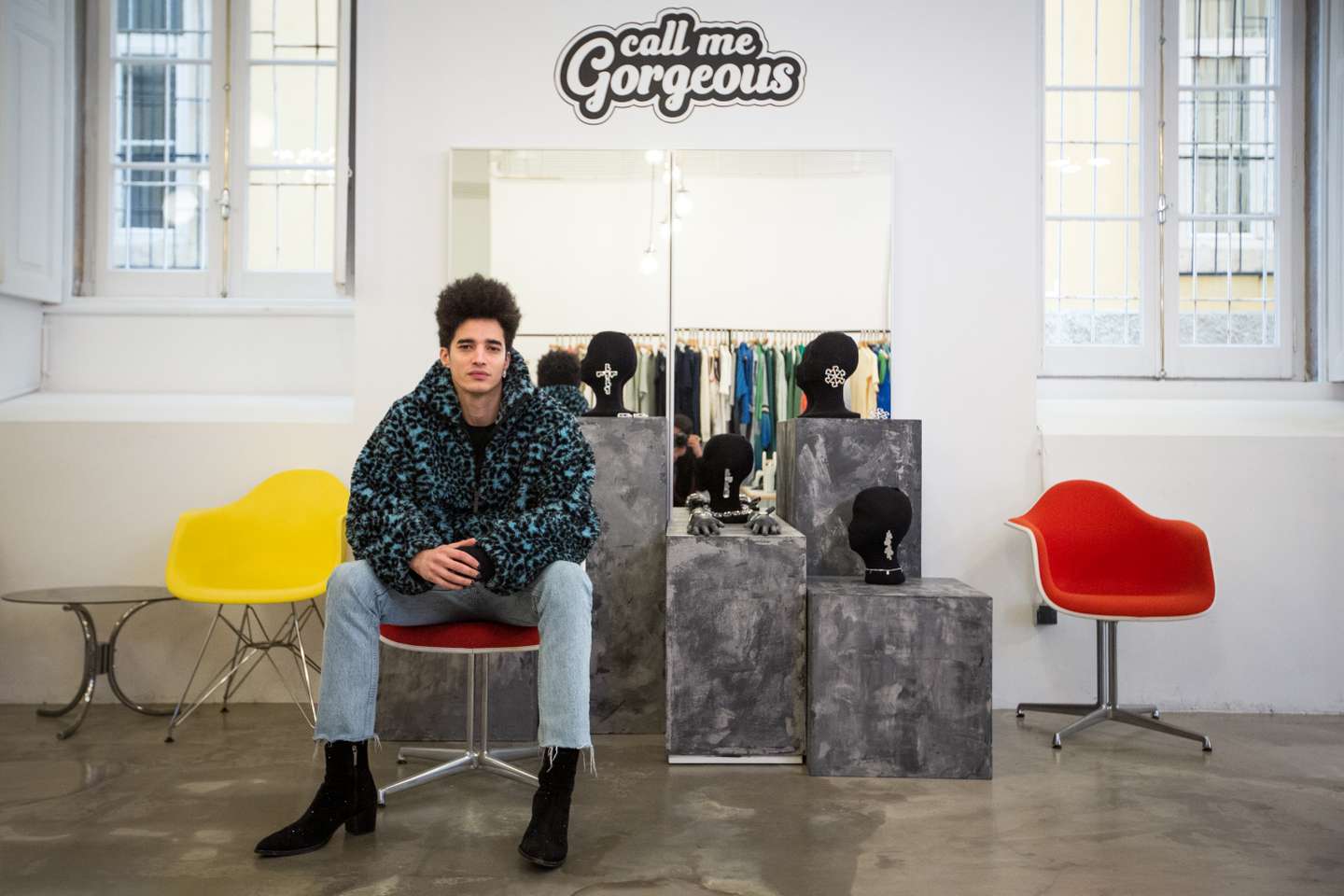 Entrevista a Luís Borges, modelo internacional e diretor criativo da marca Call Me Gorgeous. 24 de Fevereiro de 2023 Showpress Moda LIsboa, Lisboa TOMÁS SILVA/OBSERVADOR
