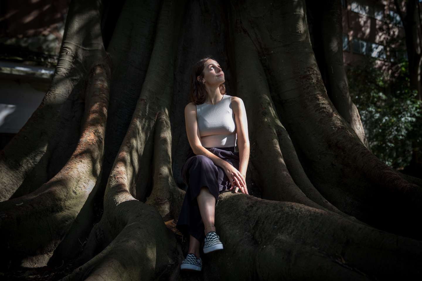 Entrevista à atriz Madalena Almeida. 5 de Maio de 2023 Jardim da Estrela, Lisboa TOMÁS SILVA/OBSERVADOR