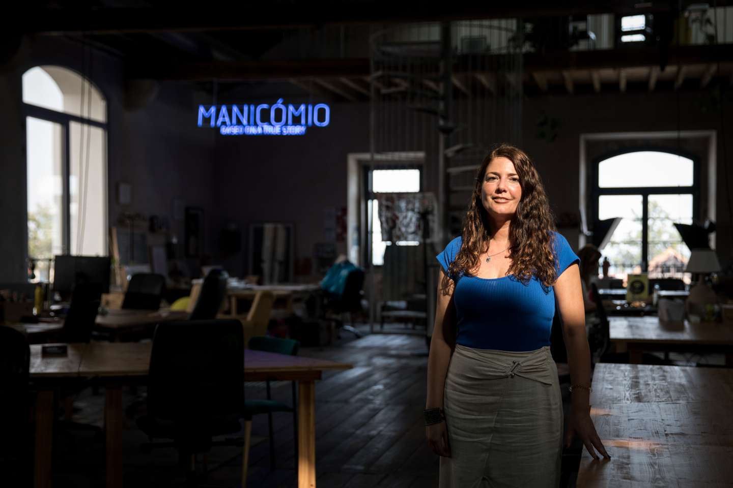Saúde Mental: reportagem no "Manicómio", um espaço de criação artística, em Lisboa, onde através da arte, dedicam-se à reinserção psicossocial e profissional de pessoas diagnostícadas com doenças mentais. Recentemente iníciaram um novo projeto chamado de Consulta sem Paredes, onde consultas de psicologia acontecemm em espaços abertos. 26 de Junho de 2023 Manicómio, Beato TOMÁS SILVA/OBSERVADOR