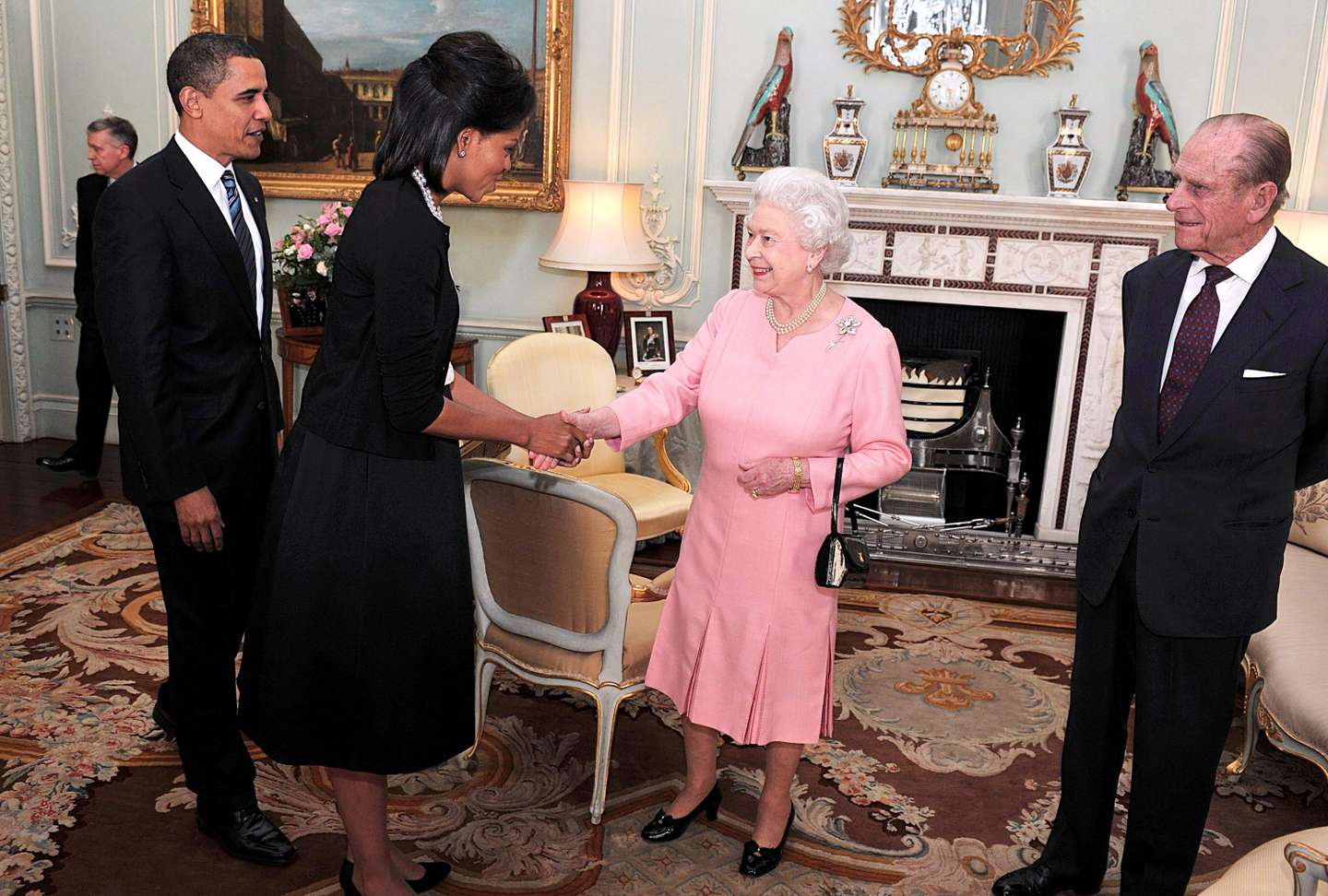 President Obama And The First Lady Meet The Queen