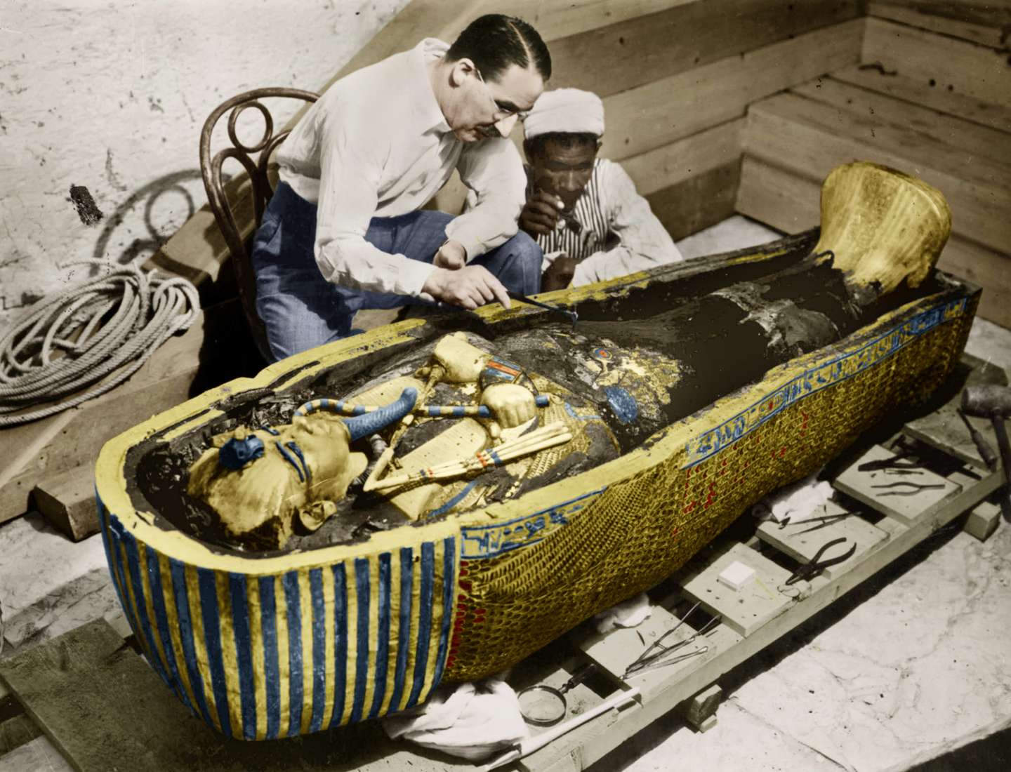 Há 99 anos, a 16 de fevereiro de 1923, foi aberto o túmulo do faraó egípcio Tutankhamon, numa escavação liderada pelo arqueólogo britânico Howard Carter