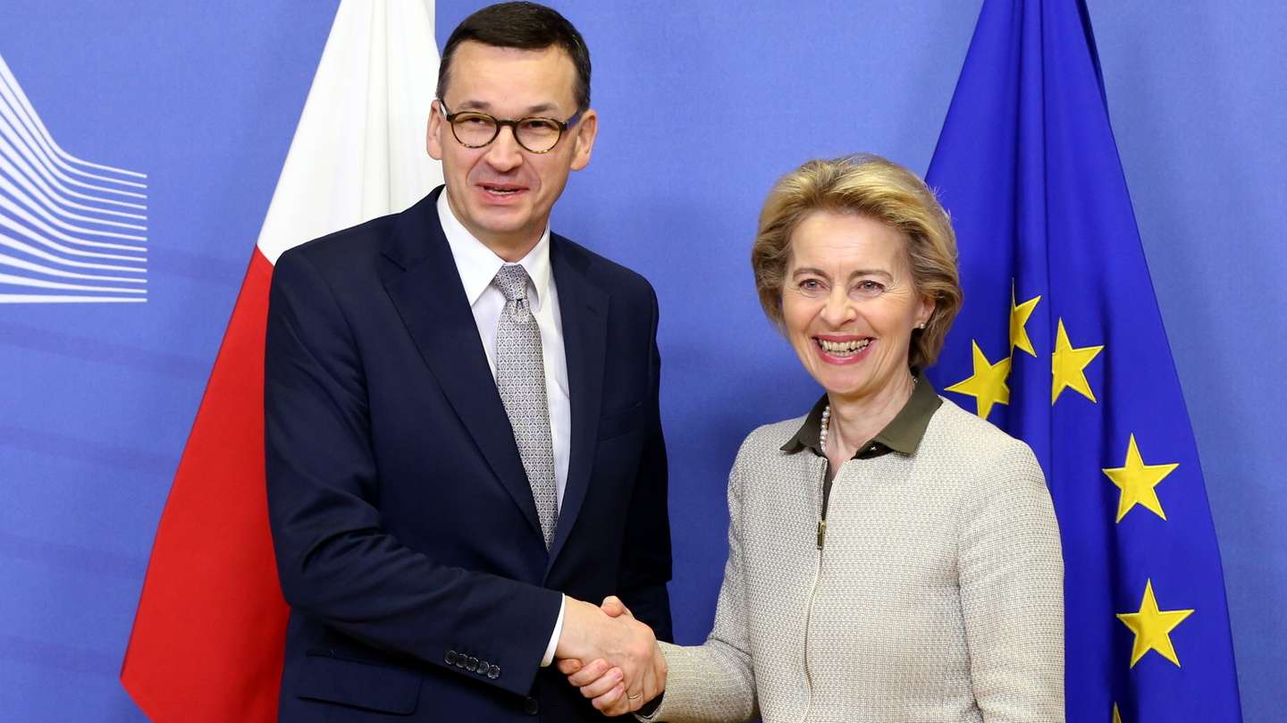 Polish PM Mateusz Morawiecki in Brussels