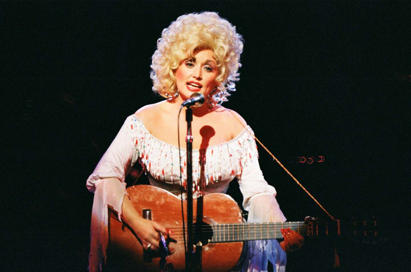 Dolly Parton Performs At The Dominion Theatre in London