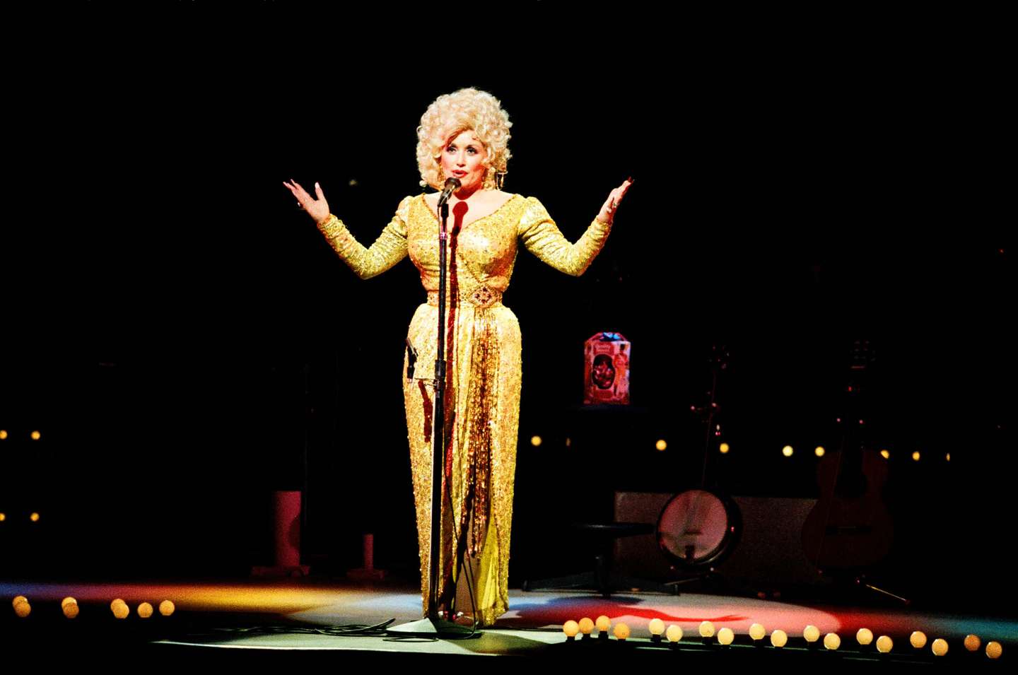 Dolly Parton Performs At The Dominion Theatre in London