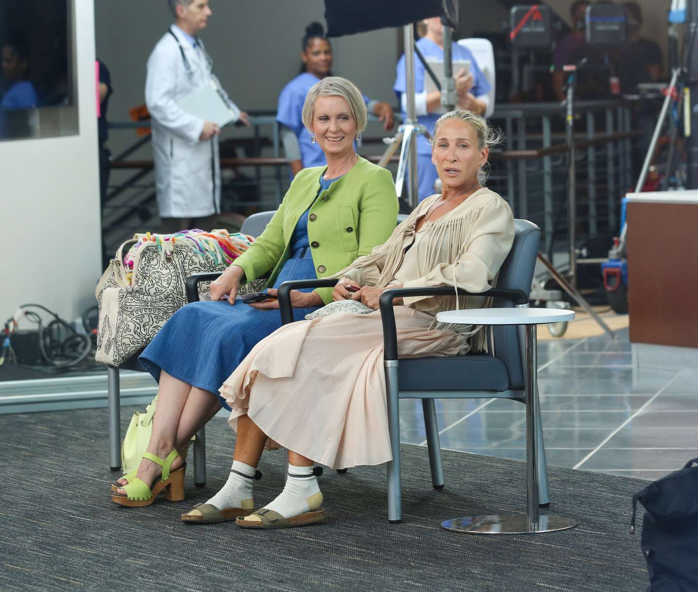 Celebrity Sightings In New York - August 25, 2021