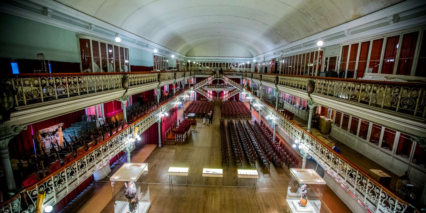 A Sala Portugal, criada para servir de sala do museu da Sociedade de Geografia de Lisboa