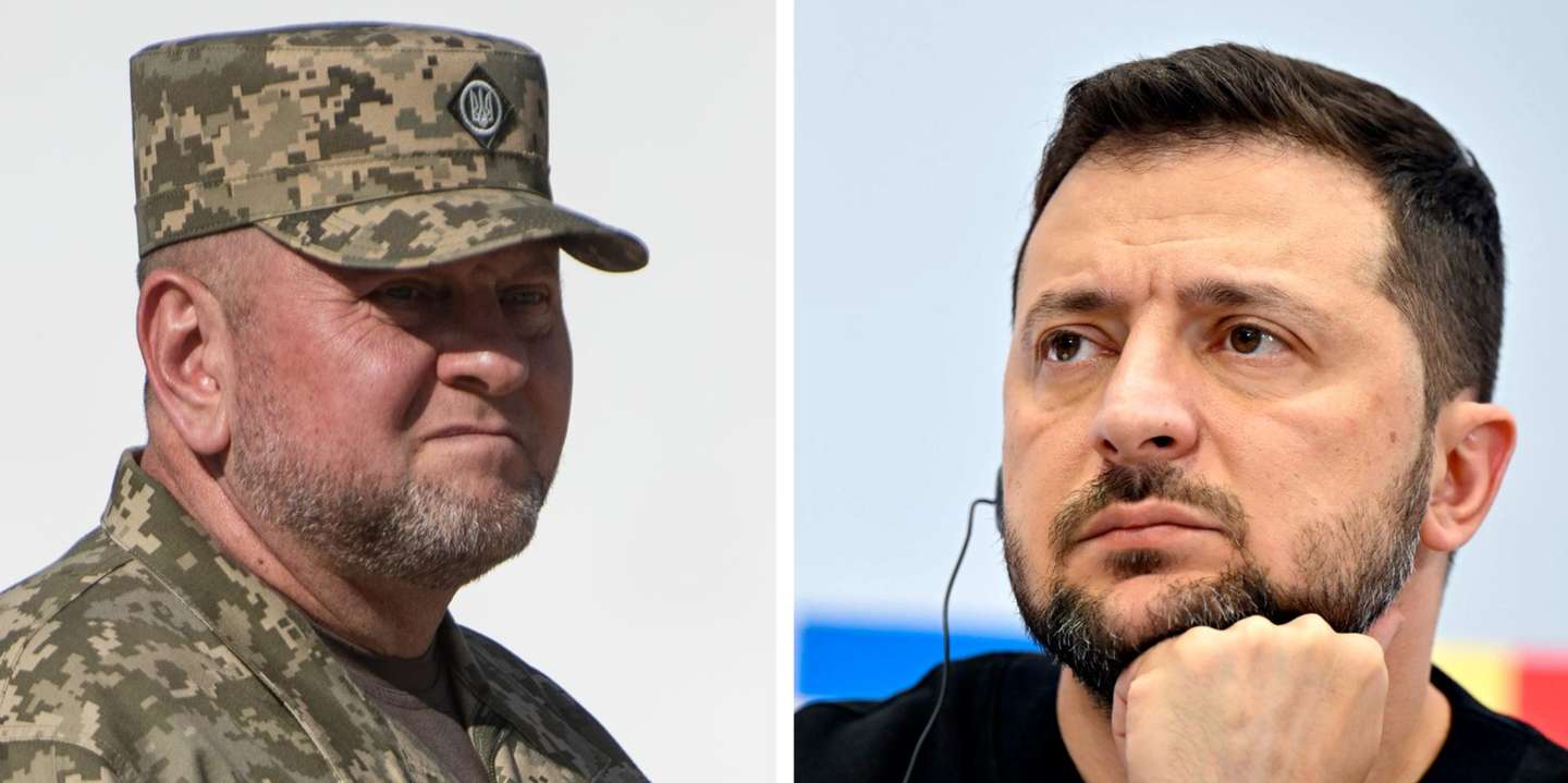 Valery Zaluzhny e Volodymyr Zelensky têm protagonizado visões distintas sobre o rumo da guerra