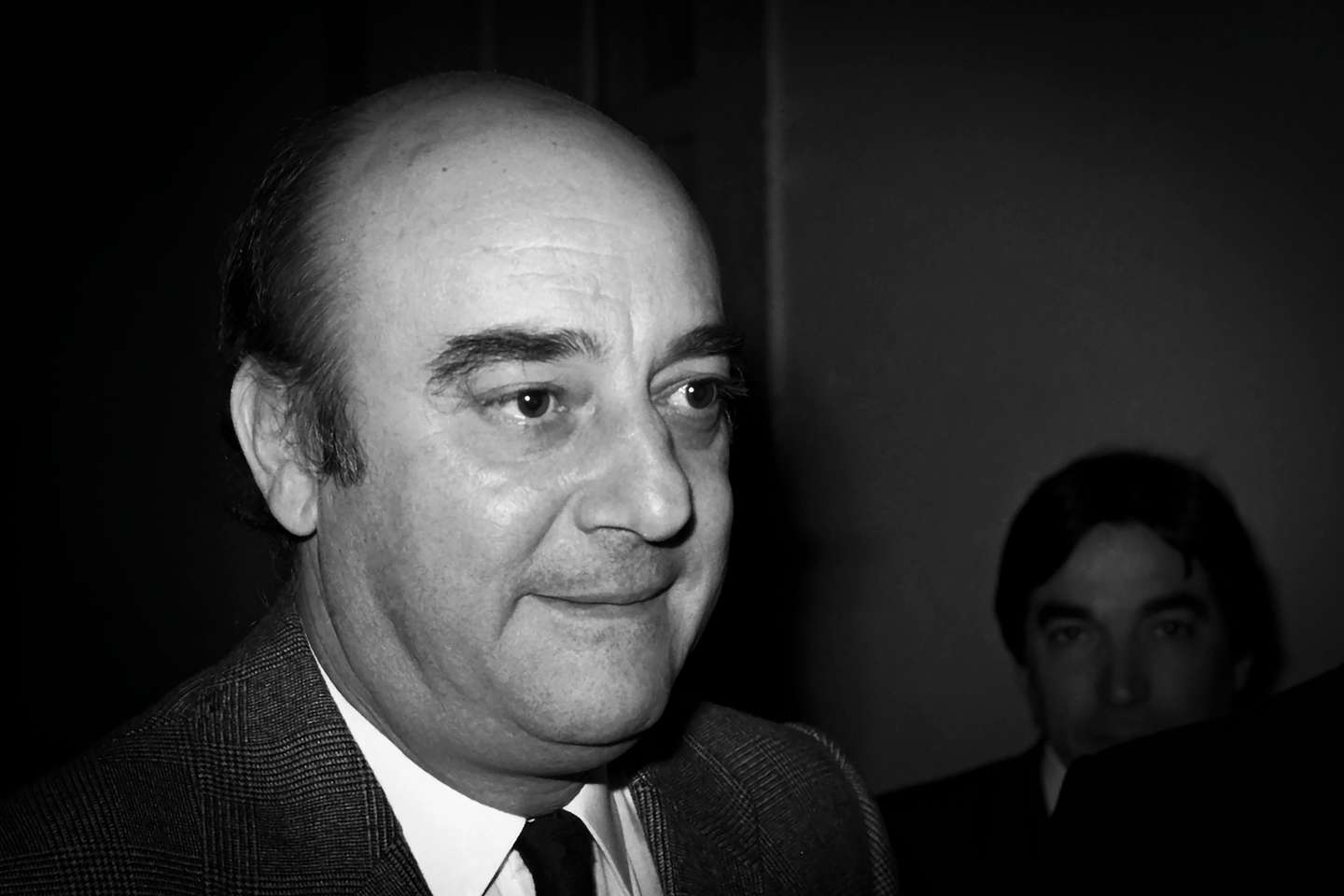 Grande plano do ministro moçambicano, Jacinto Veloso, em Lisboa a 26 de Março de 1986. LUSA