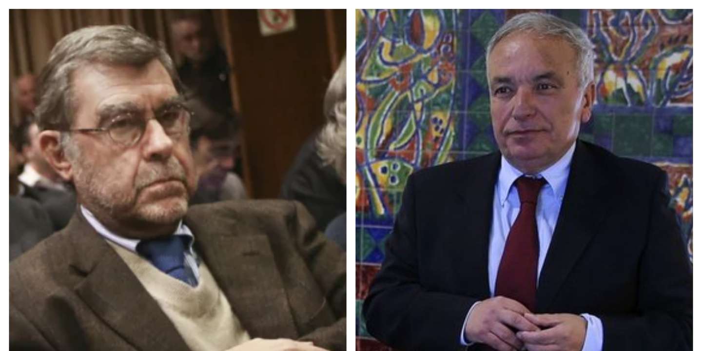 Manuel Salgado (à esquerda), ex-vice-presidente e ex-vereador de Urbanismo da Câmara de Lisboa, e Joaquim Morão, ex-presidente da Câmara de Castelo Branco
