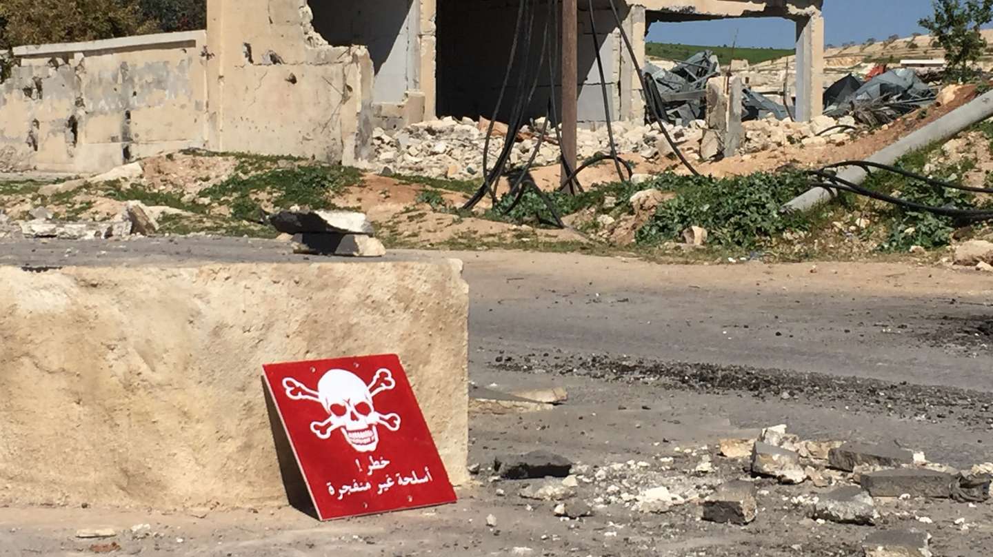 Aftermath of Assad Regime's suspected chemical attack