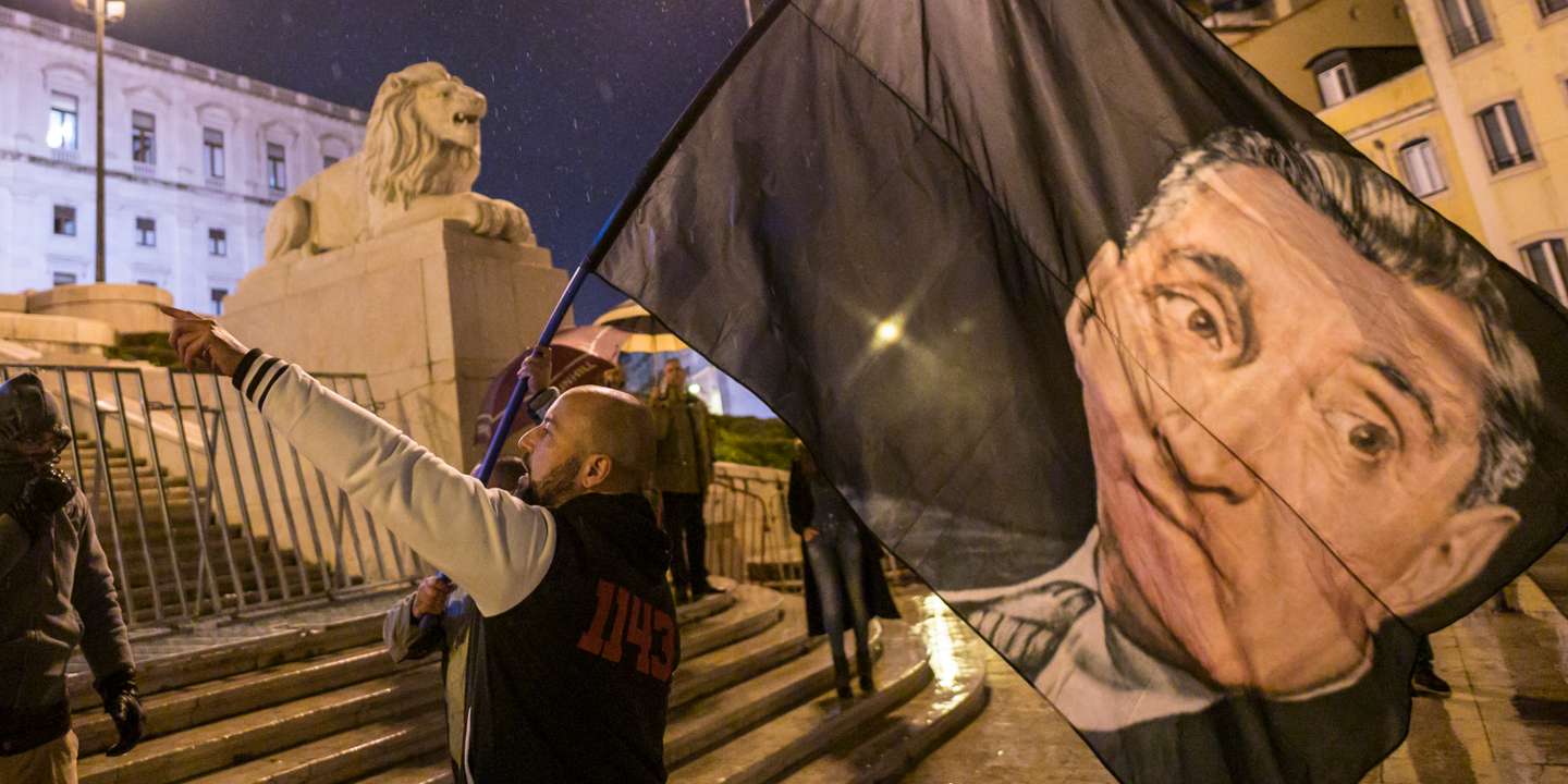 Ultra Right Demonstration in Support of  Late Portuguese Dictator Salazar
