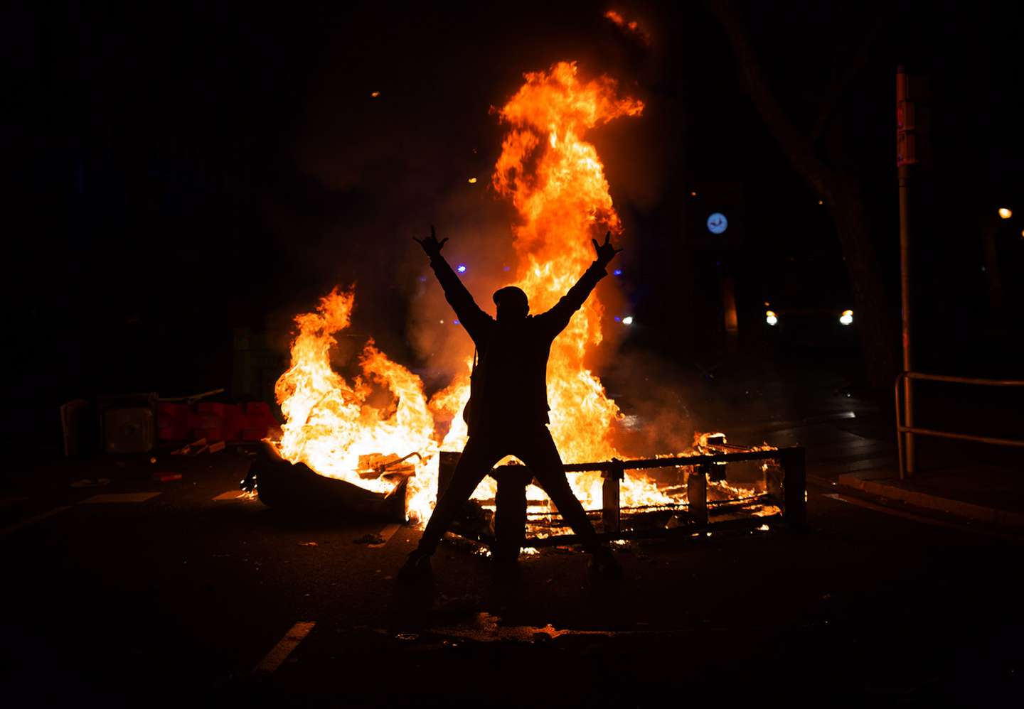 Second Day Of Protests Against The Imprisonment Of Pablo Hasel
