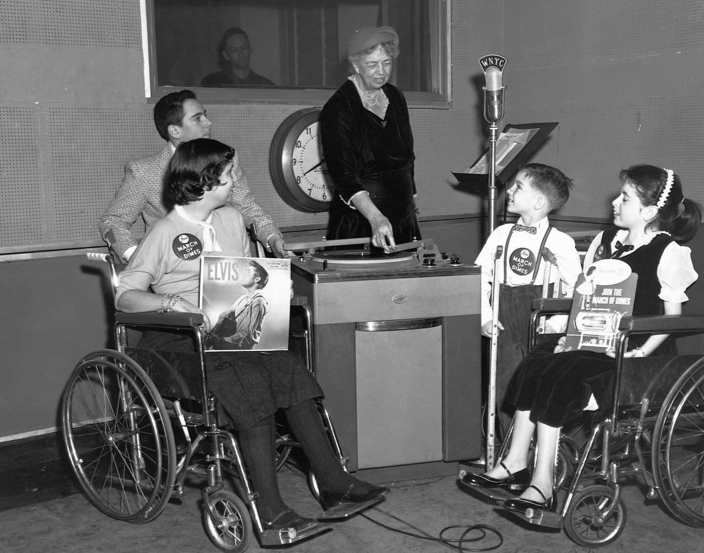Eleanor Roosevelt as Disk Jockey