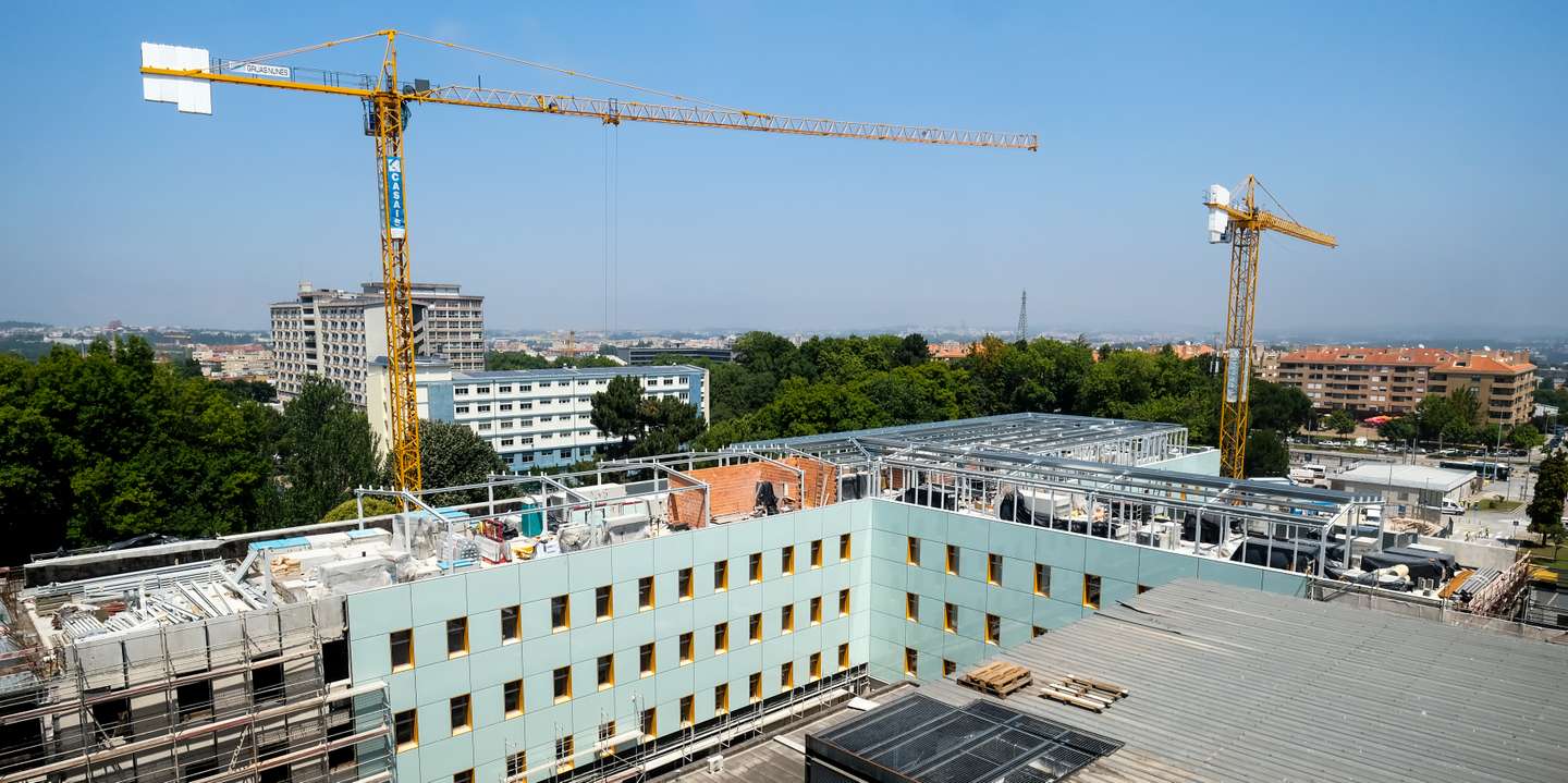 Nova ala pediátrica do hospital São João, no Porto