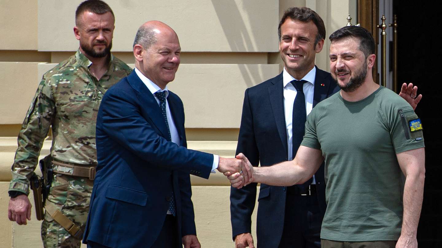 Draghi, Macron, Scholz and Iohannis Visit Kyiv