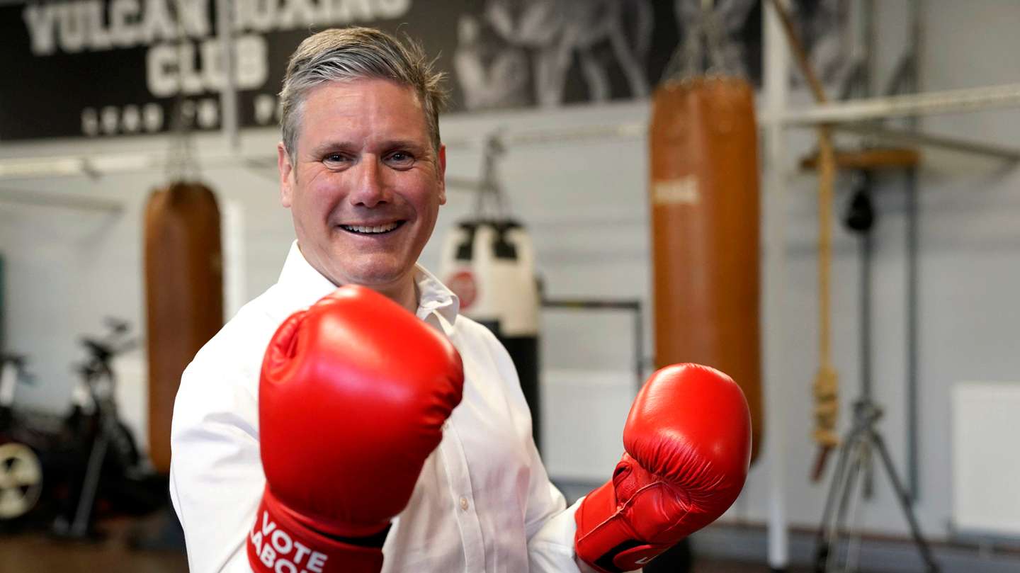 Labour leader Keir Starmer Visits  Vulcan Boxing Club In Hull