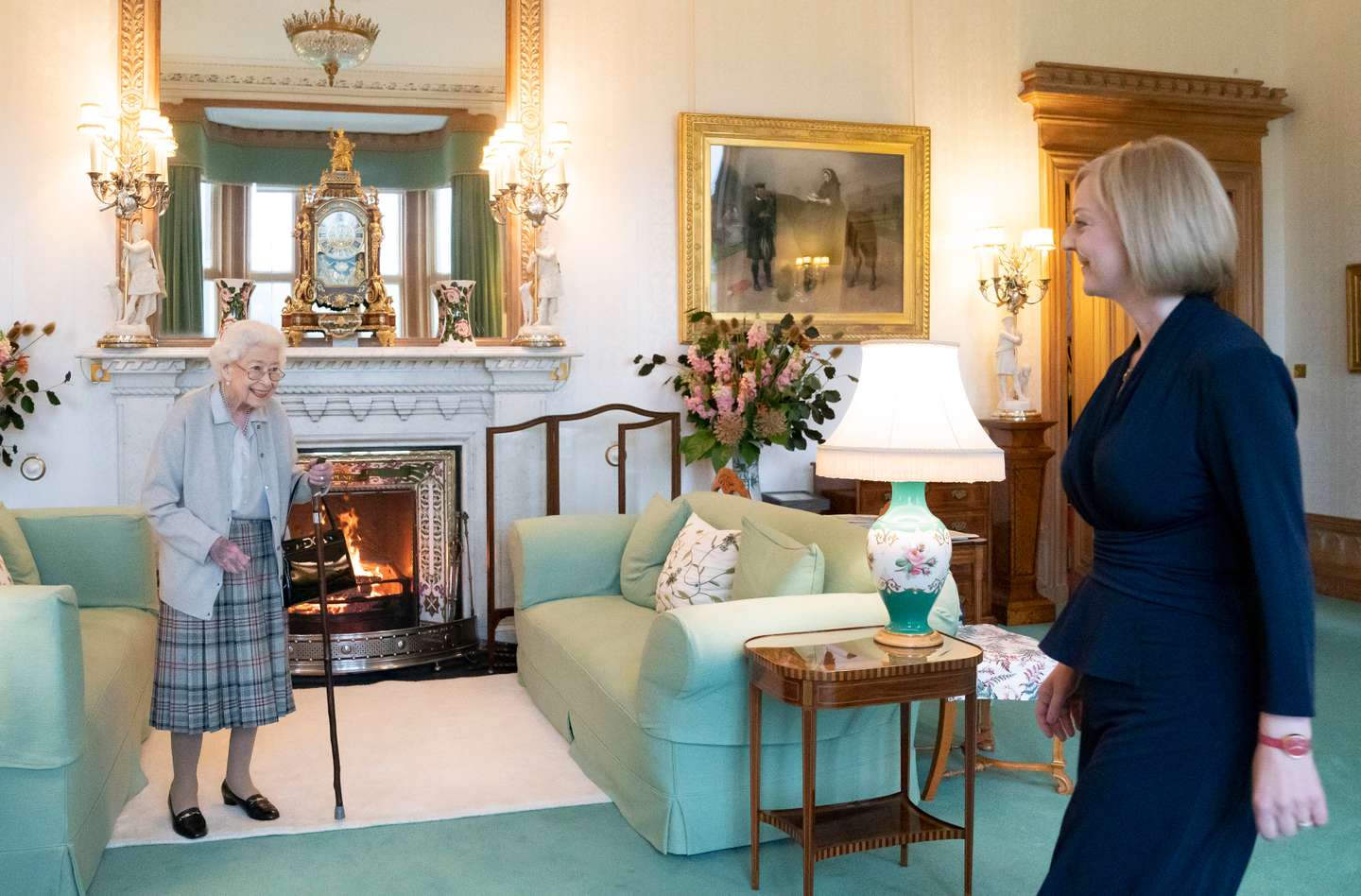 Queen Elizabeth Receives Outgoing And Incoming PMs At Balmoral