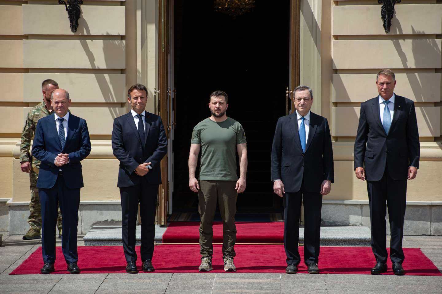 Draghi, Macron, Scholz and Iohannis Visit Kyiv