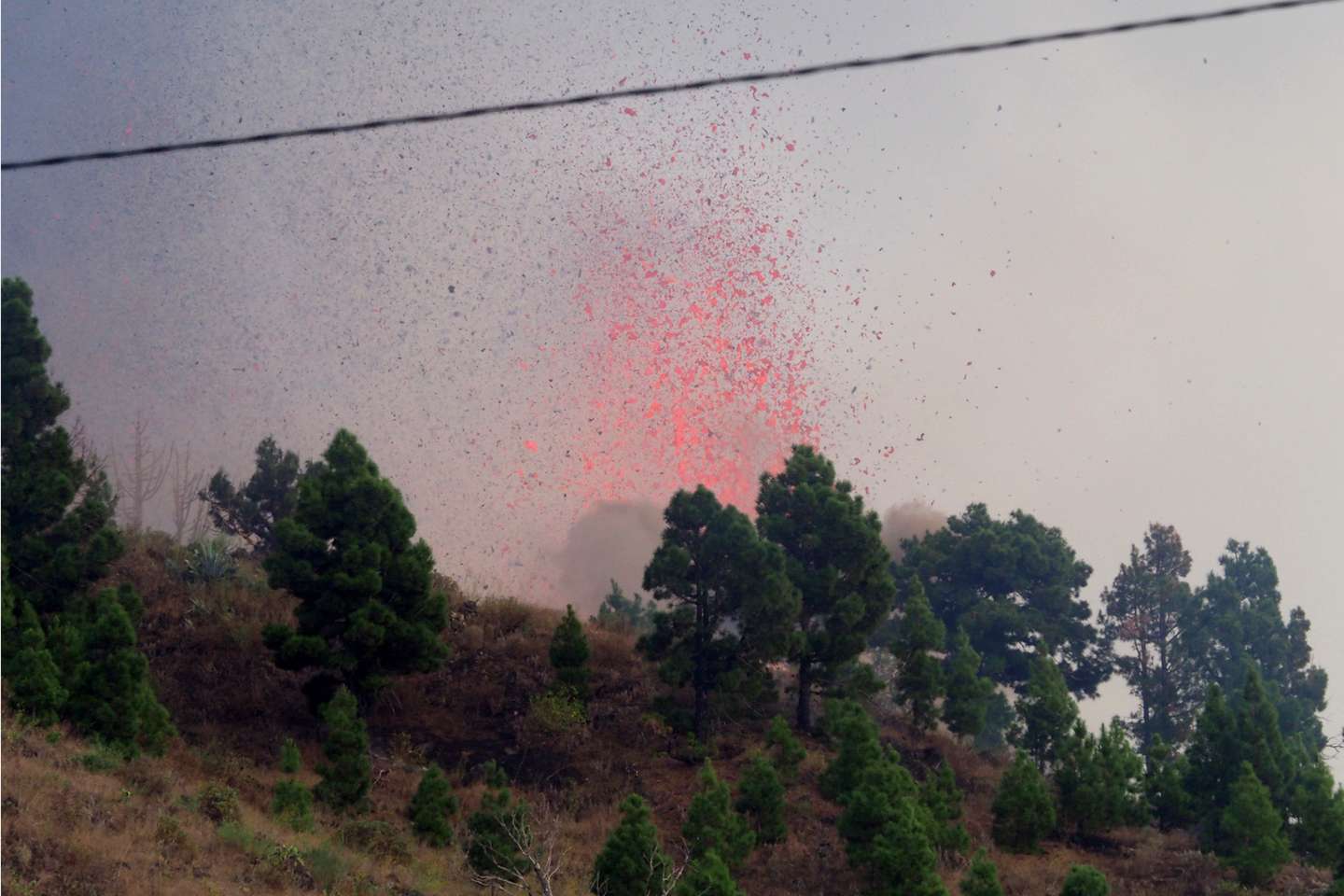 Volcanic Eruption Begins On La Palma.