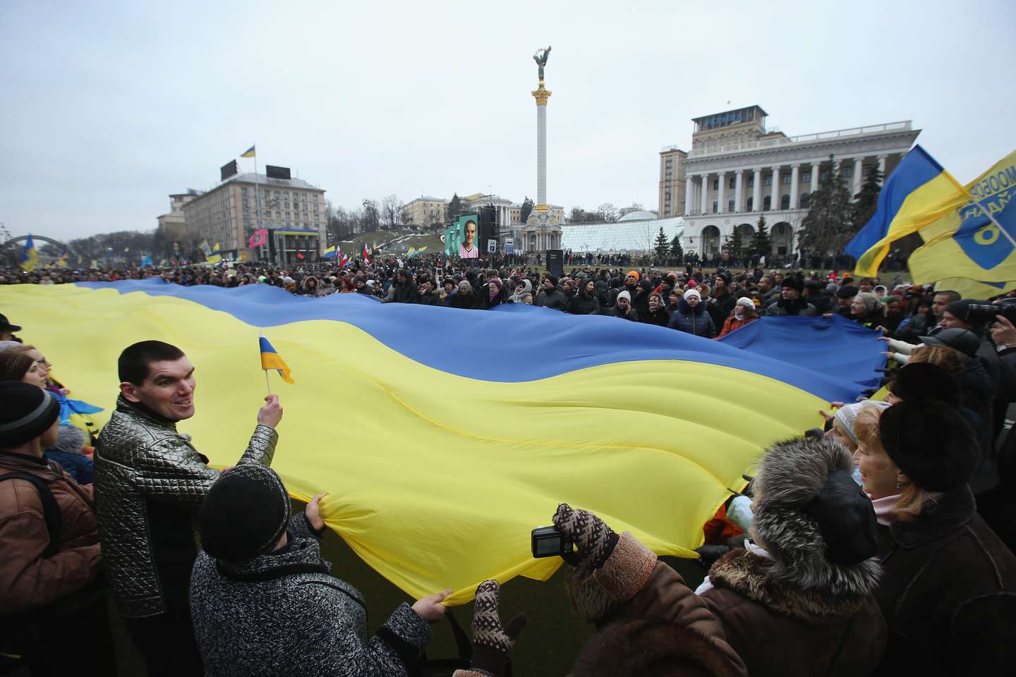 Ukraine Commemorates First Anniversary Of Maidan Killings And Yanukovich Ouster
