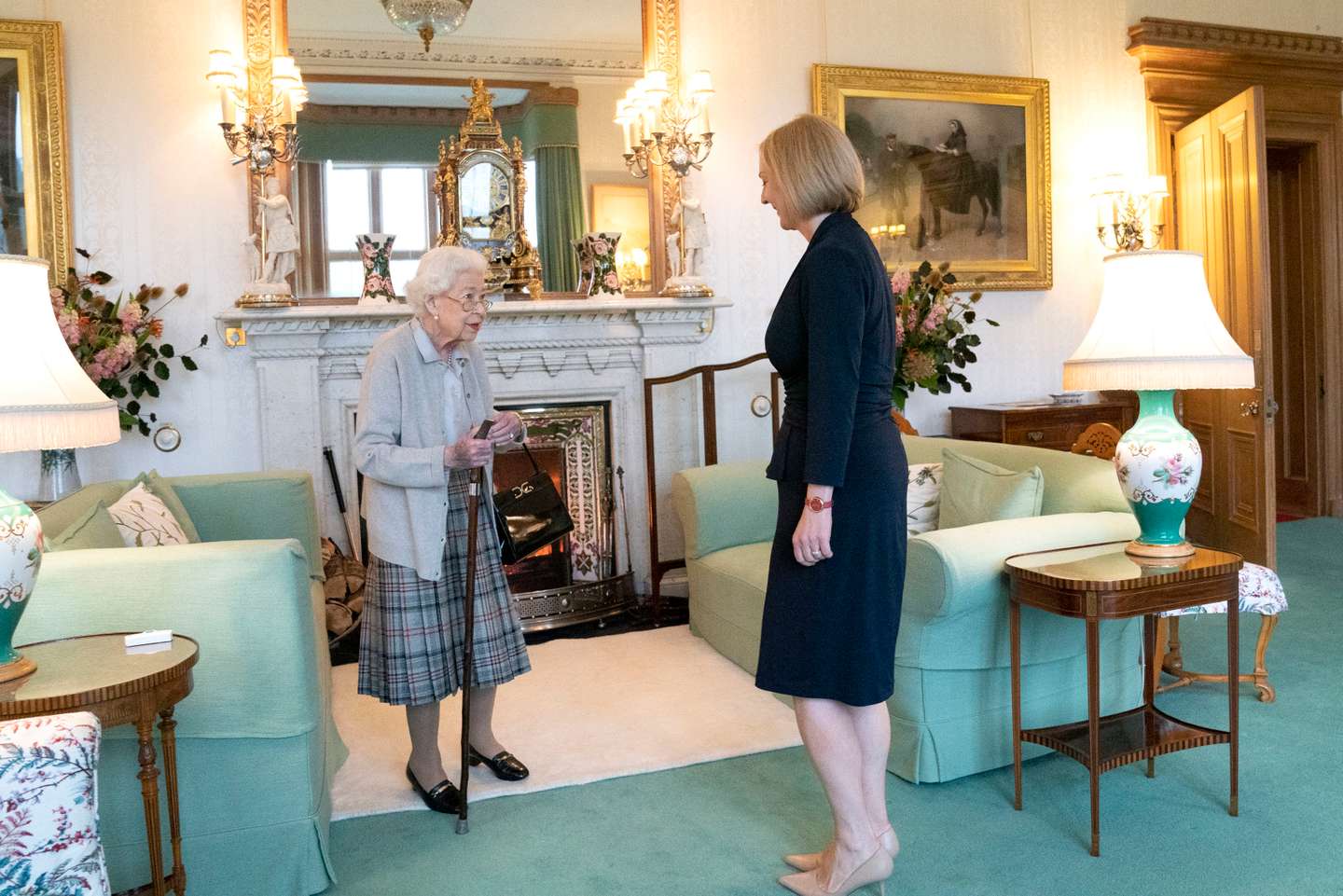 Queen Elizabeth Receives Outgoing And Incoming PMs At Balmoral